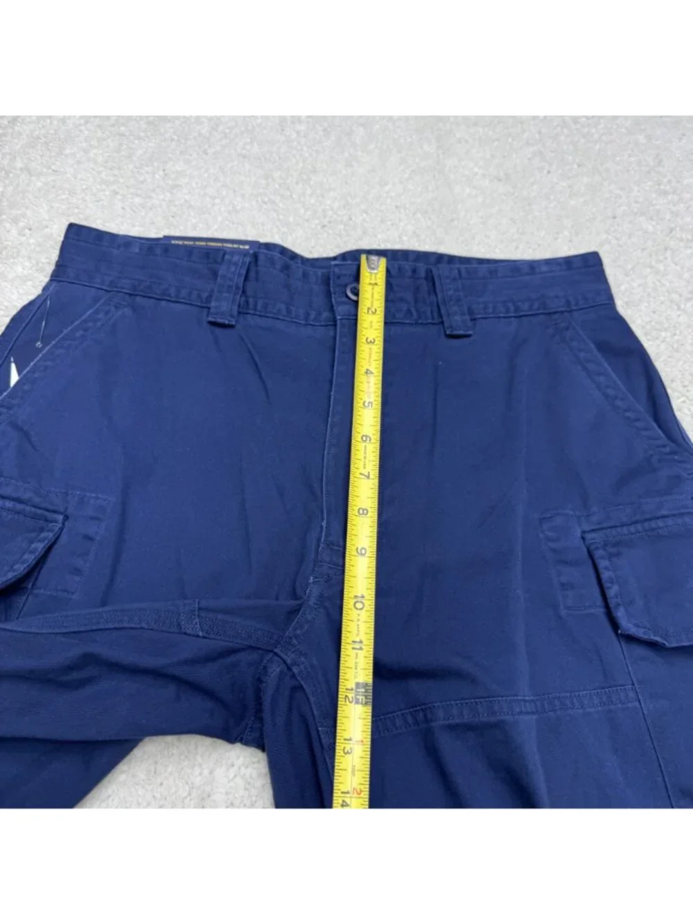 NWT $98 Polo Ralph Lauren Men's Navy Cargo Shorts 100% Cotton, Size 31